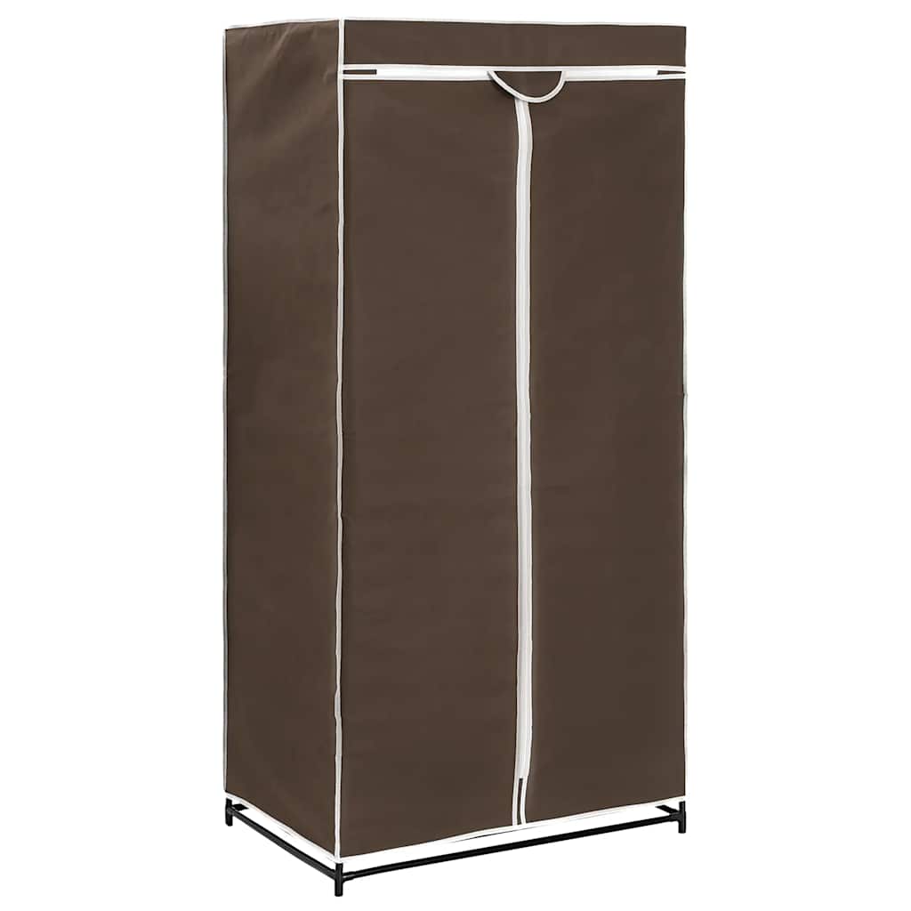 282442 vidaXL Wardrobes 2 pcs Brown 75x50x160 cm 3