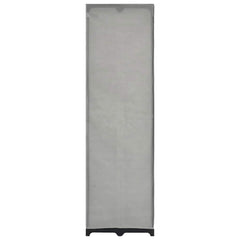 vidaXL Wardrobe | Grey, Multicolour | Polyester, Iron | Medium | Collapsible 5