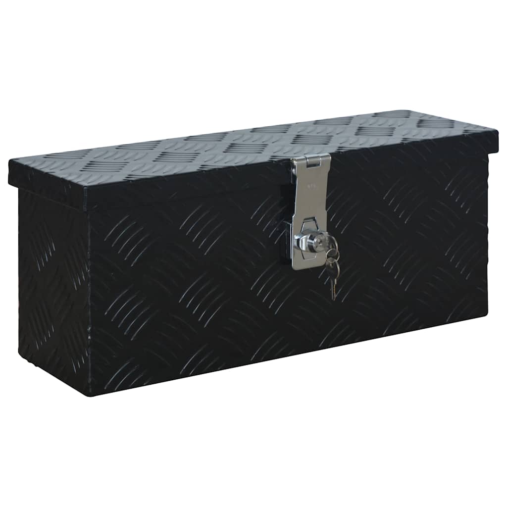 144845 vidaXL Aluminium Box 485x140x200 mm Black 2