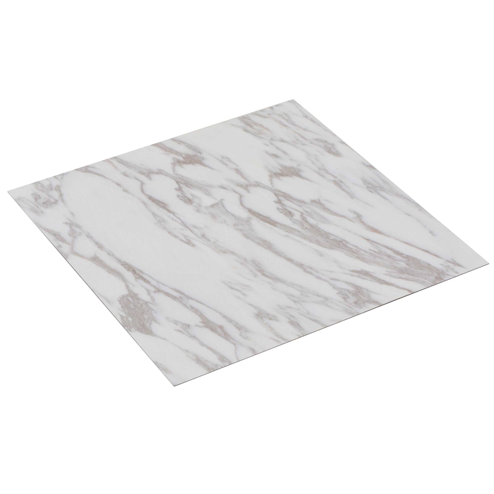 vidaXL Flooring Planks White Marble 5.11 m² 55 pcs PVC 2