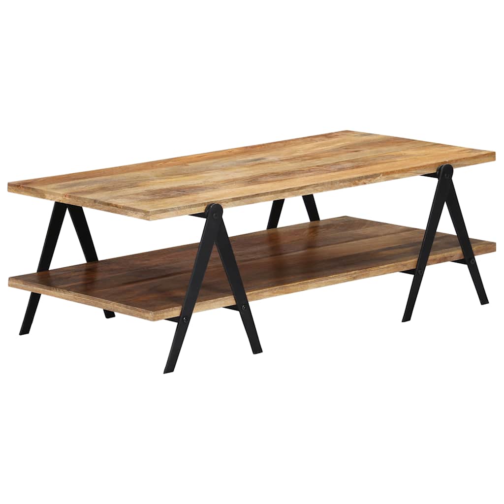 248094 vidaXL Coffee Table 115x60x40 cm Solid Mango Wood 1