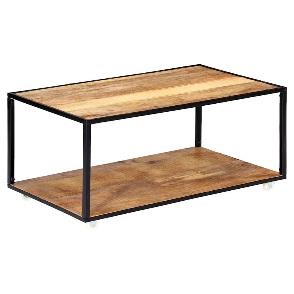 248104 vidaXL Coffee Table 90x50x40 cm Solid Reclaimed Wood 1