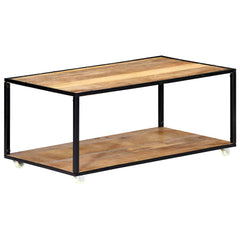 248104 vidaXL Coffee Table 90x50x40 cm Solid Reclaimed Wood 4