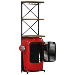 vidaXL Tractor Wine Cabinet 49x31x172 cm Solid Mango Wood 6