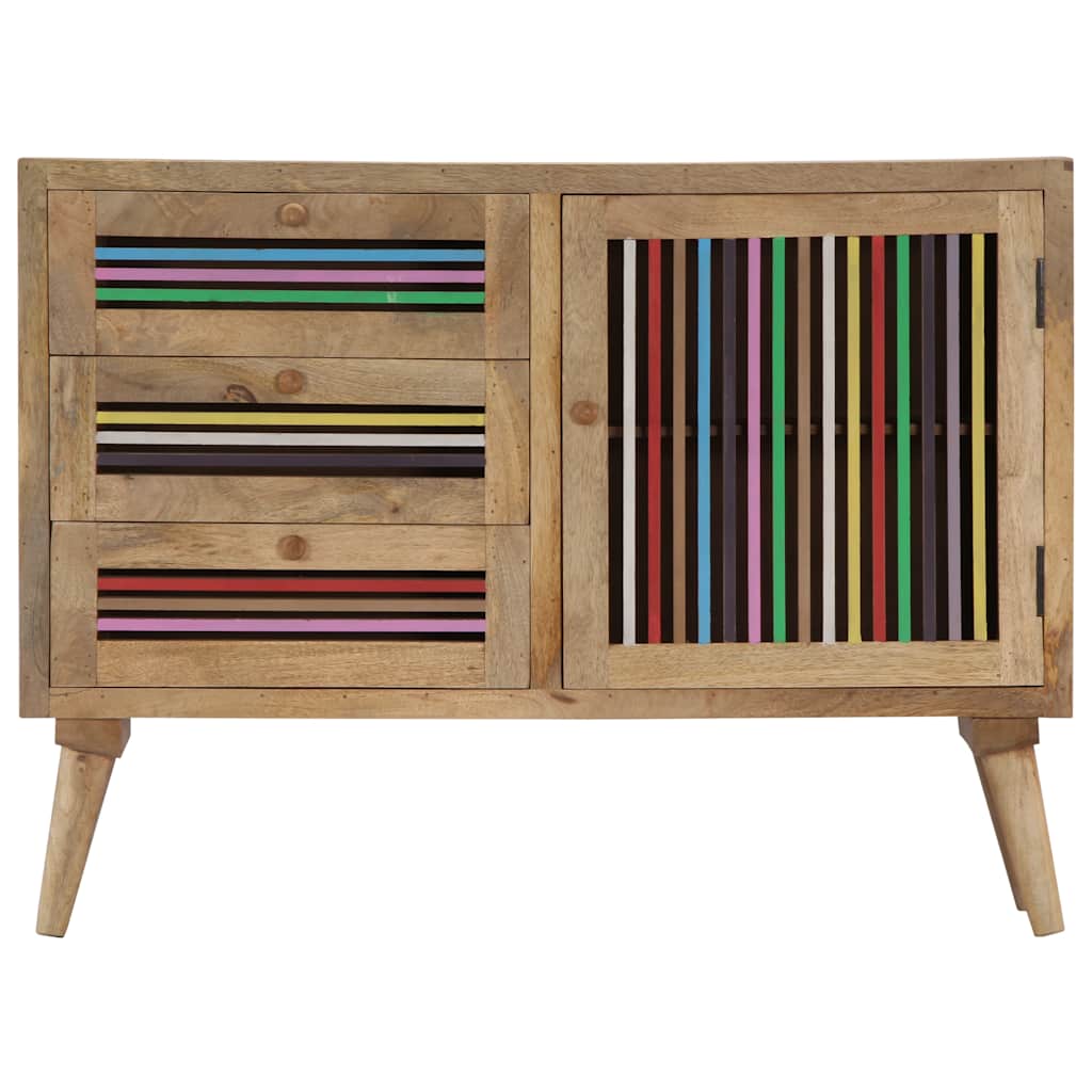 249866 vidaXL Sideboard 100x30x75 cm Solid Mango Wood 2