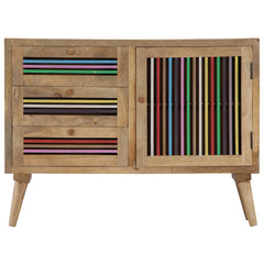 249866 vidaXL Sideboard 100x30x75 cm Solid Mango Wood 2