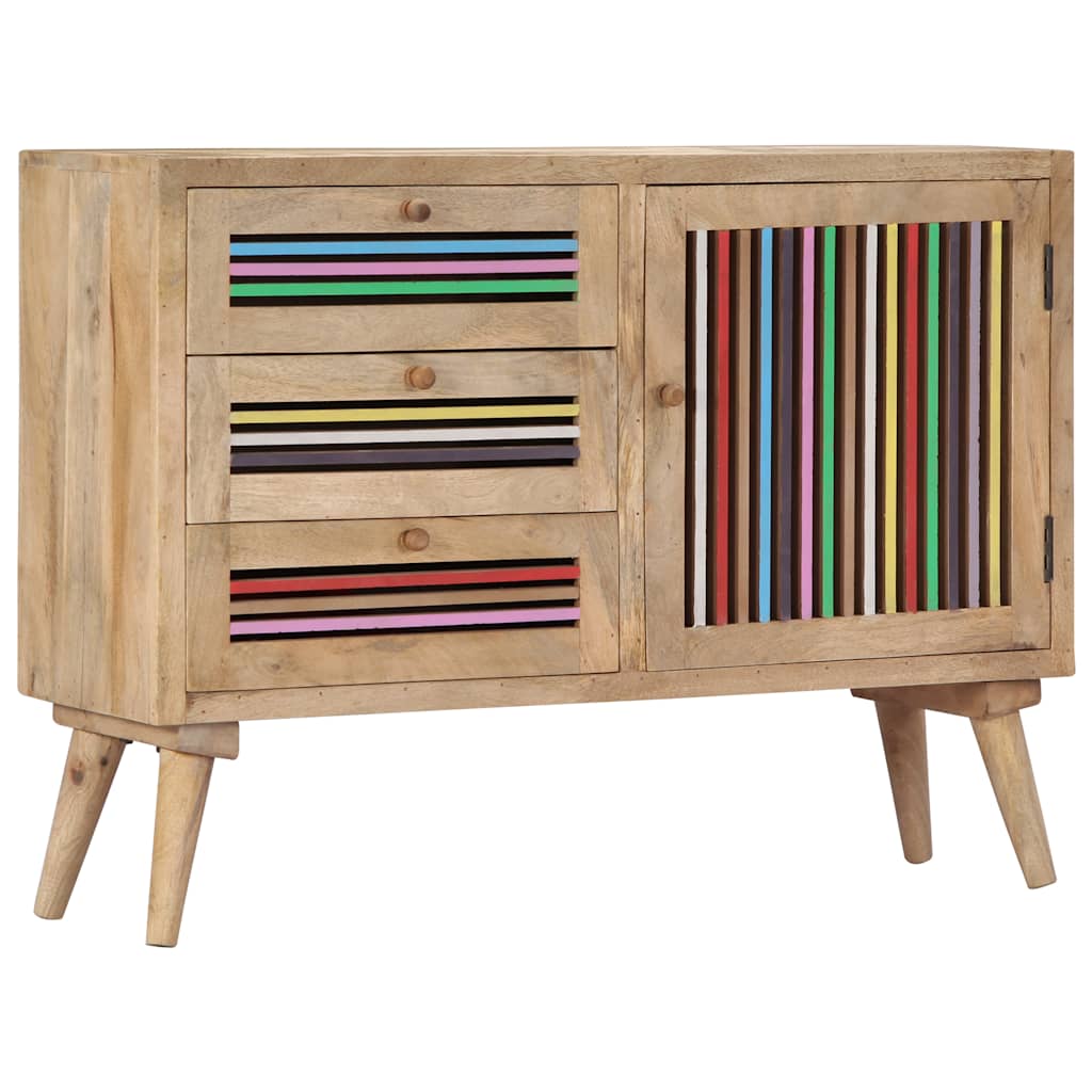 249866 vidaXL Sideboard 100x30x75 cm Solid Mango Wood 4