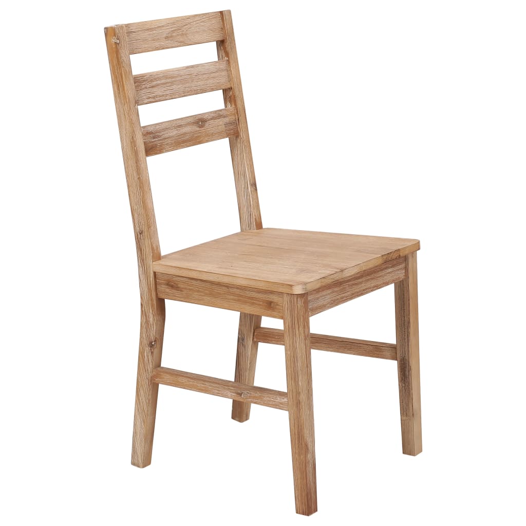vidaXL Dining Chairs 6 pcs Solid Acacia Wood 2