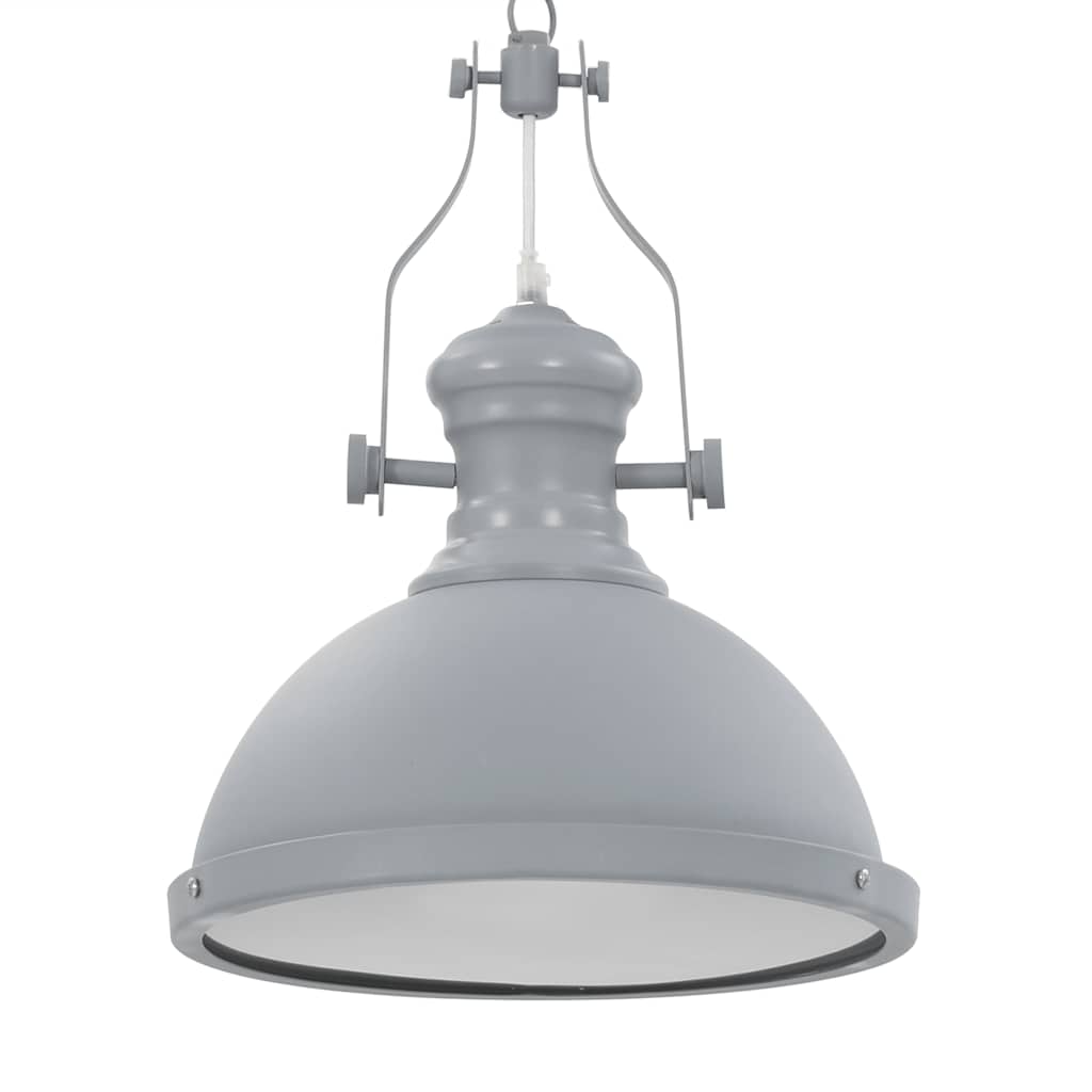 Ceiling Lamp Round E27 Grey