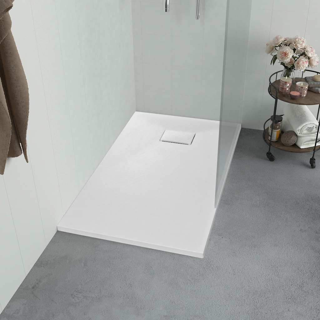Shower Base Tray SMC Length 70 cm White 90 cm
