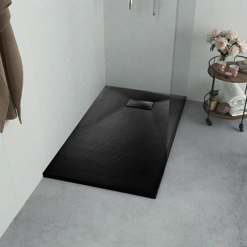 Shower Base Tray SMC Length Black