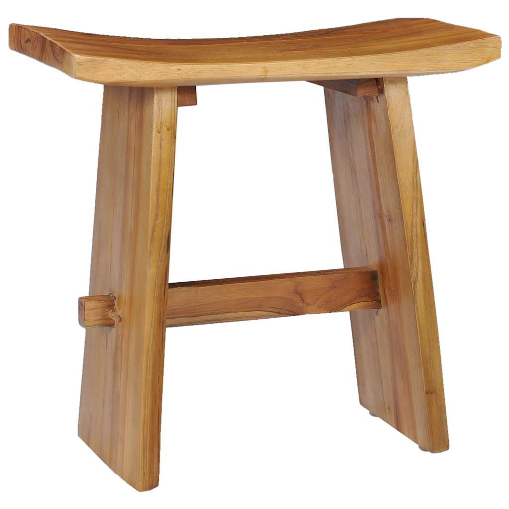 281655 vidaXL Stool Solid Teak Wood 1