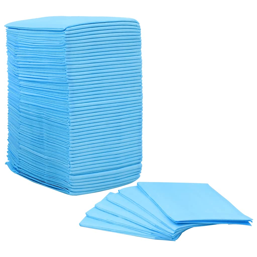 vidaXL Pet Training Pad | Set of 100 | Blue and White 4