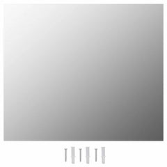 vidaXL Wall Mirror | Transparent | Glass, EVA | 70x50 cm | Decorative Inlays 2