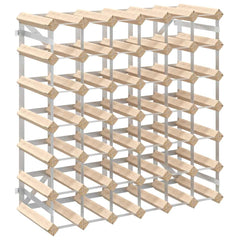 Wine Rack for Bottles Solid Pinewood
