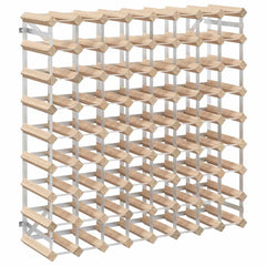 vidaXL Wine Rack for 72 Bottles Solid Pinewood 2