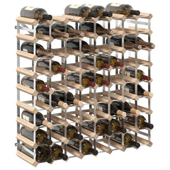 vidaXL Wine Rack for 72 Bottles Solid Pinewood 4