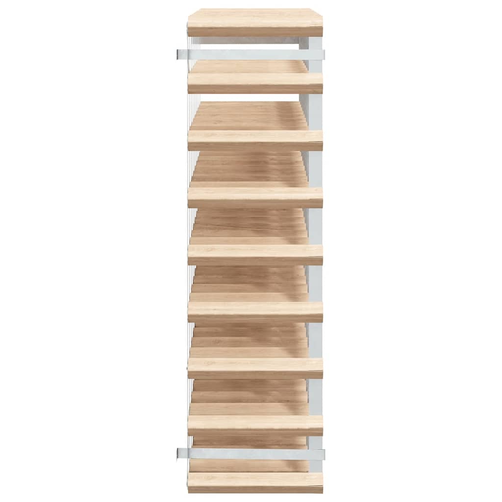 vidaXL Wine Rack for 72 Bottles Solid Pinewood 6