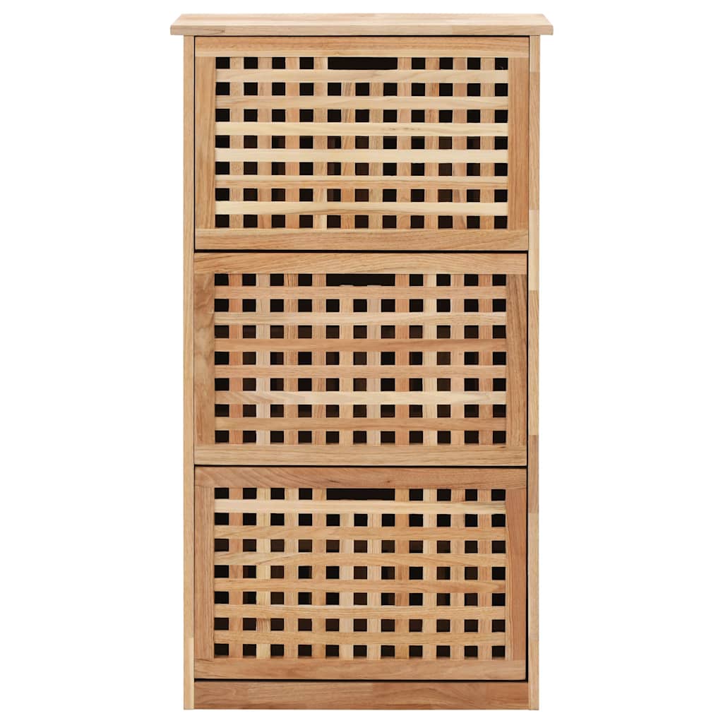 vidaXL Shoe Organiser | Natural | Solid walnut wood and plywood | Medium 3