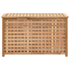 Laundry Bin Solid Walnut Wood 77.5 cm 46.5 cm 37.5 cm