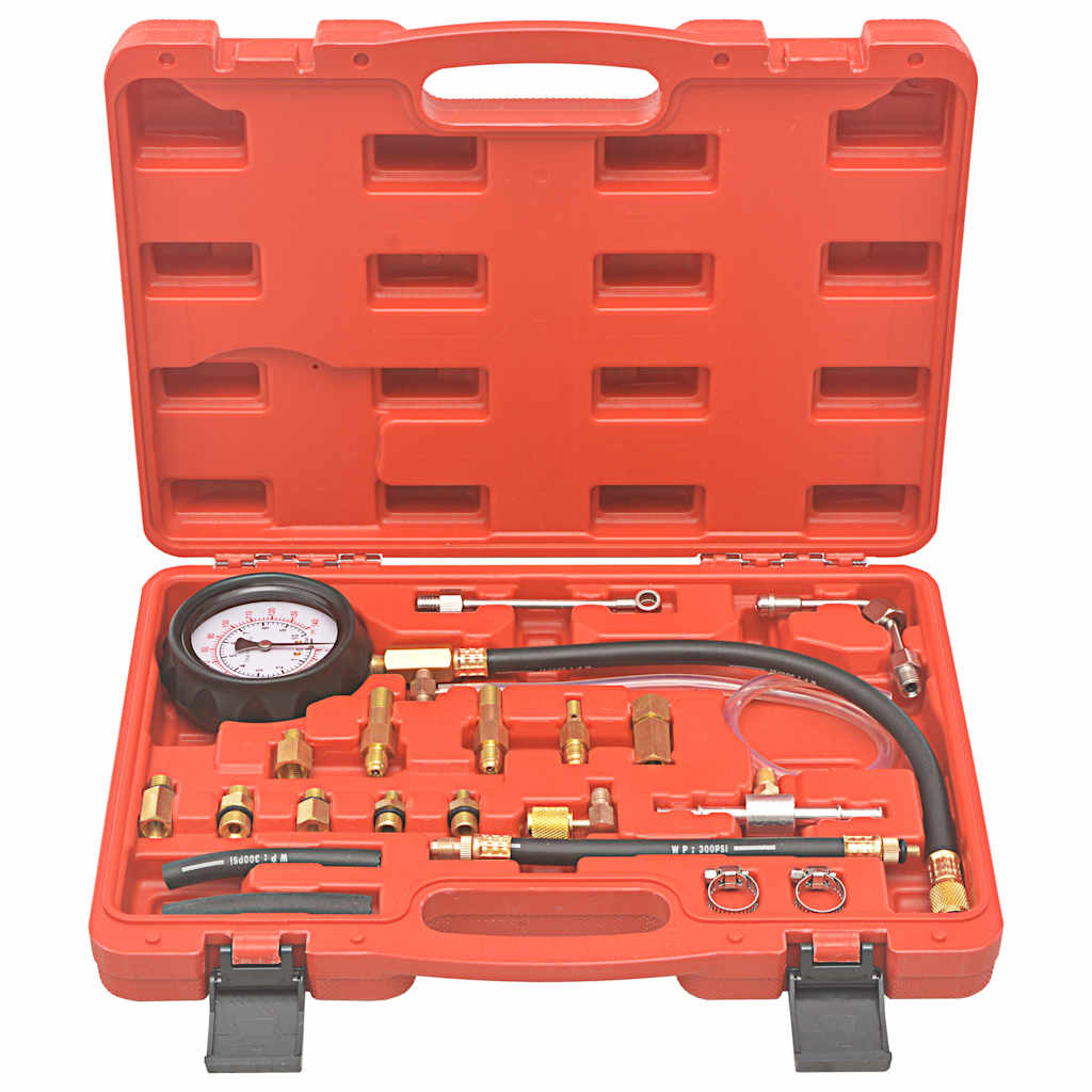 vidaXL Fuel Injection Pressure Gauge Kit 2