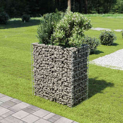 vidaXL Gabion Raised Bed Galvanised Steel