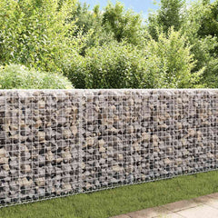 Gabion Wall with Covers Galvanised Steel 200 cm 85 cm