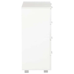 Sideboard High Gloss 60x35x80 cm Engineered Wood White