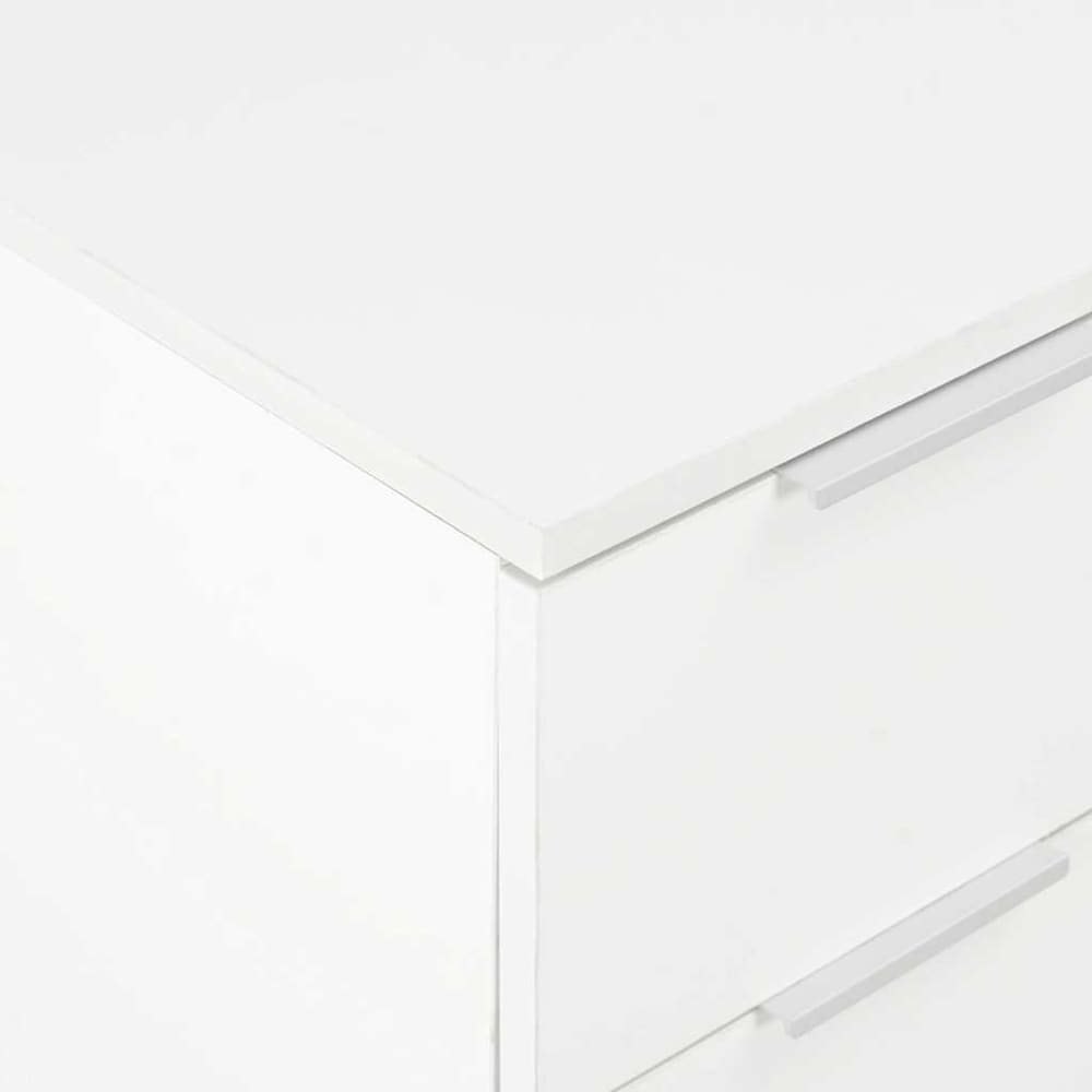 Sideboard High Gloss 60x35x80 cm Engineered Wood White