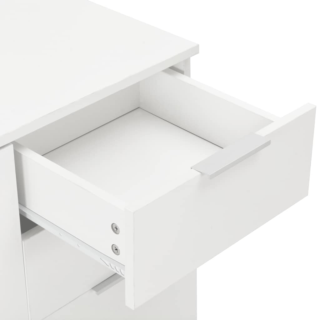 Sideboard High Gloss 107x35x80,5 cm White