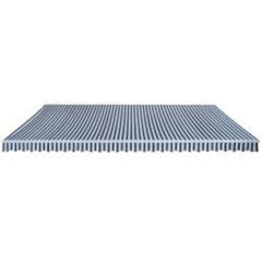 Folding Awning Manual Operated 600 cm Black and white