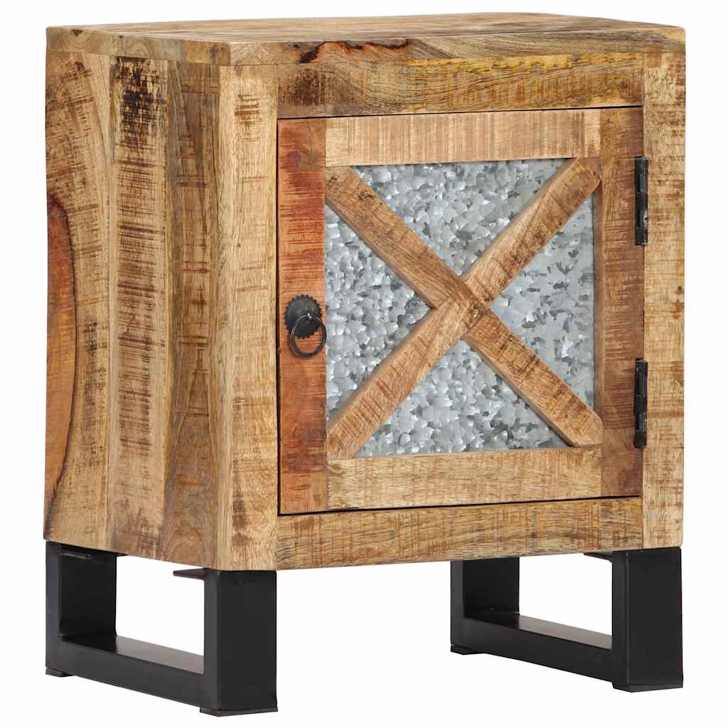 282759 vidaXL Bedside Cabinet 40x30x50 cm Solid Mango Wood 1