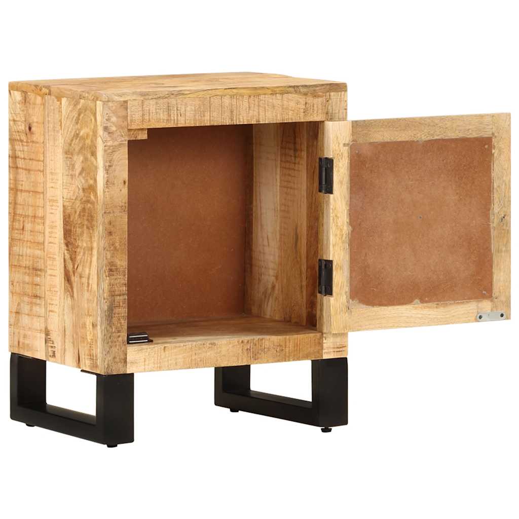 282759 vidaXL Bedside Cabinet 40x30x50 cm Solid Mango Wood 4