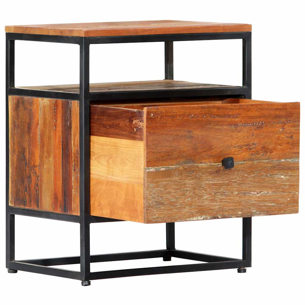 vidaXL Bedside Cabinet | Multicolour | Solid reclaimed wood | Small 2