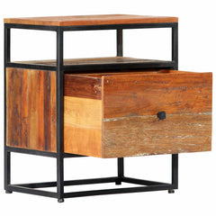 vidaXL Bedside Cabinet | Multicolour | Solid reclaimed wood | Small 2