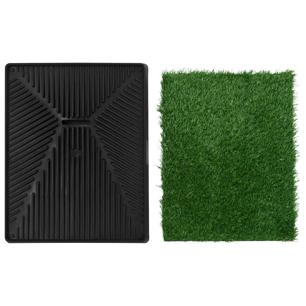 vidaXL Pet Toilet | Green and Black 5