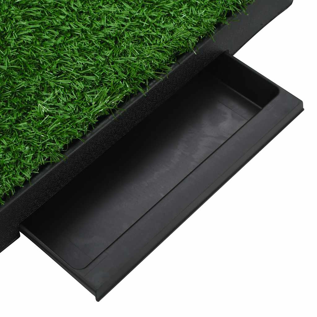 vidaXL Pet Toilet | Green and Black 6