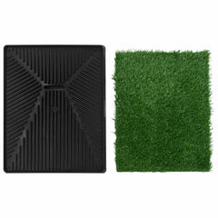vidaXL Pet Toilet | Green and Black 6