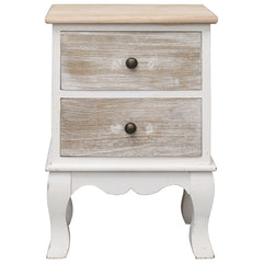 vidaXL Bedside Cabinets 2 pcs 35x30x50 cm Paulownia Wood 3