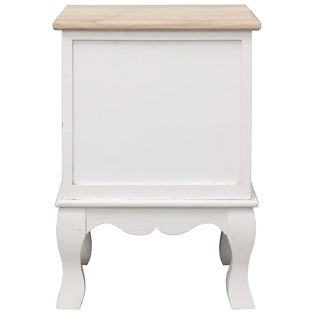 vidaXL Bedside Cabinets 2 pcs 35x30x50 cm Paulownia Wood 4
