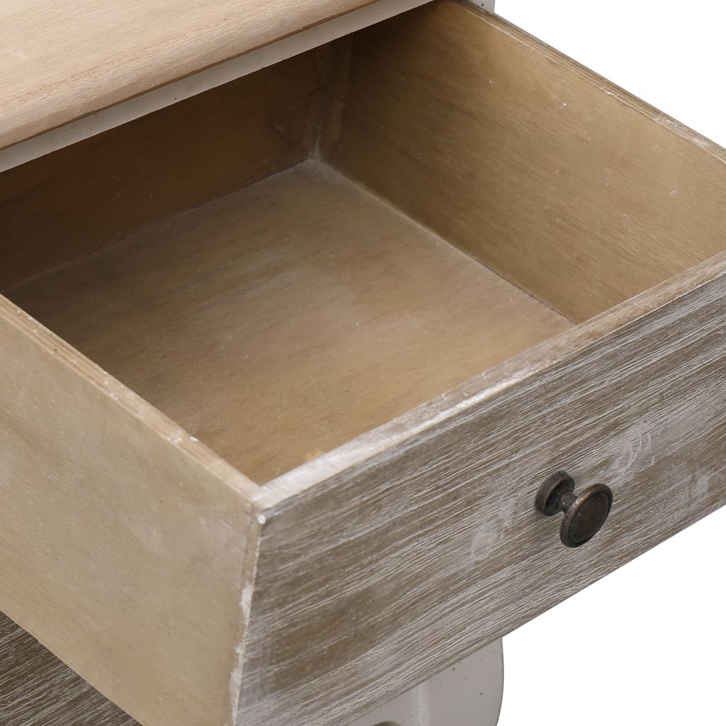 vidaXL Bedside Cabinets 2 pcs 35x30x50 cm Paulownia Wood 6