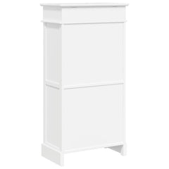 vidaXL Shoe Cabinet | White | Paulownia Wood | 50x28x98 cm | Shoe Cabinet 6