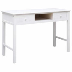 Writing Desk 110x45x76 cm Wood White