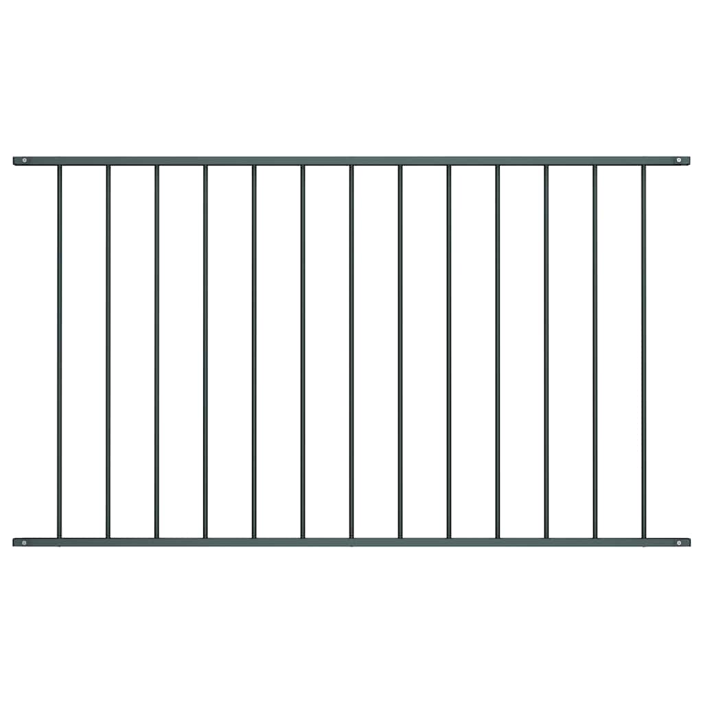 vidaXL Fence Panel "Woerden" Powder-coated Steel 163x117 cm Anthracite 1