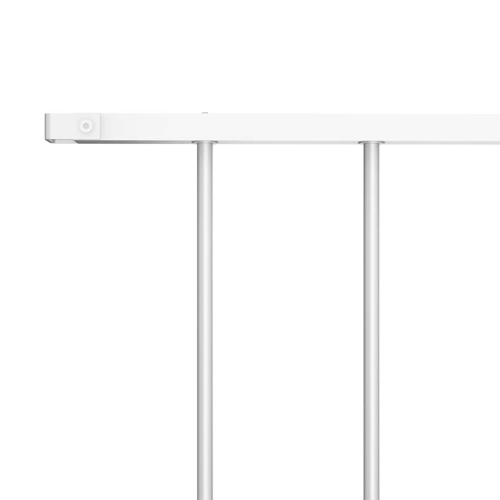 vidaXL Fence Panel "Woerden" Powder-coated Steel 163x117 cmWhite 3