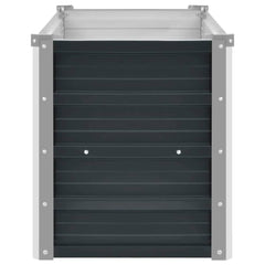 vidaXL Garden Raised Bed Anthracite 160x40x45 cm Galvanised Steel 5
