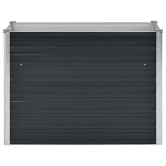 vidaXL Raised Bed | Anthracite | Galvanised Steel | 100x40x77cm | Durable 4