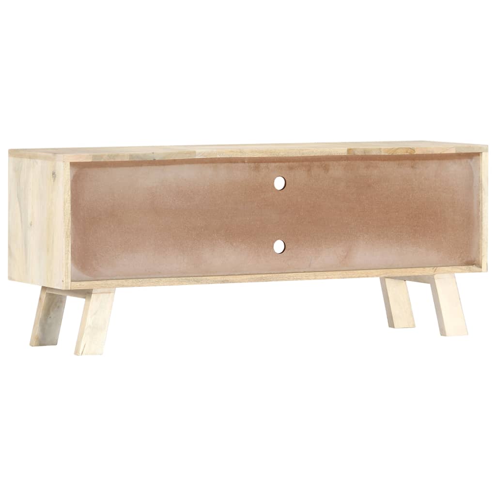 vidaXL TV Cabinet 110x30x44 cm Solid Mango Wood 5