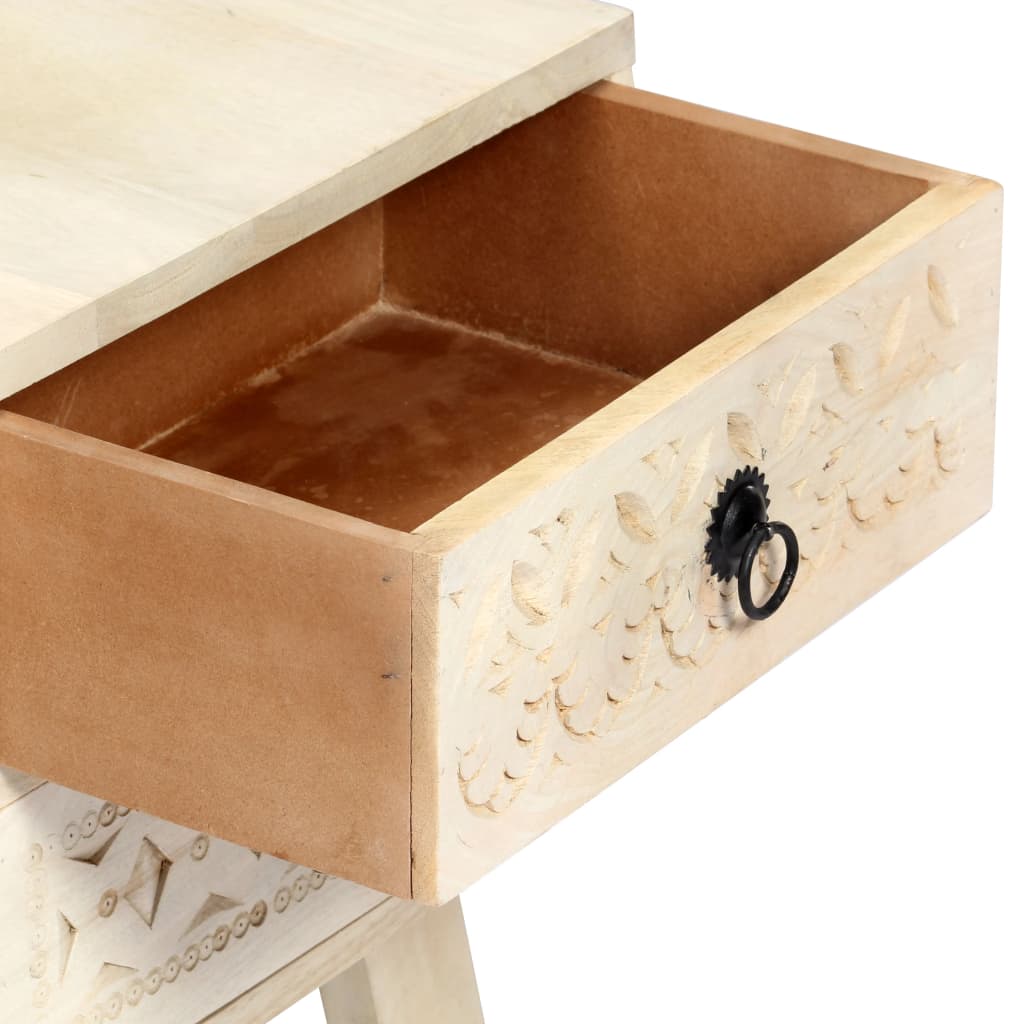 vidaXL TV Cabinet 110x30x44 cm Solid Mango Wood 6