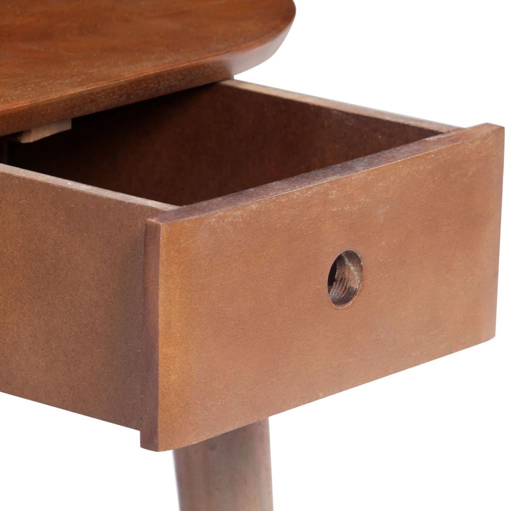vidaXL Bedside Cabinet 50x35x55 cm Solid Acacia Wood 6